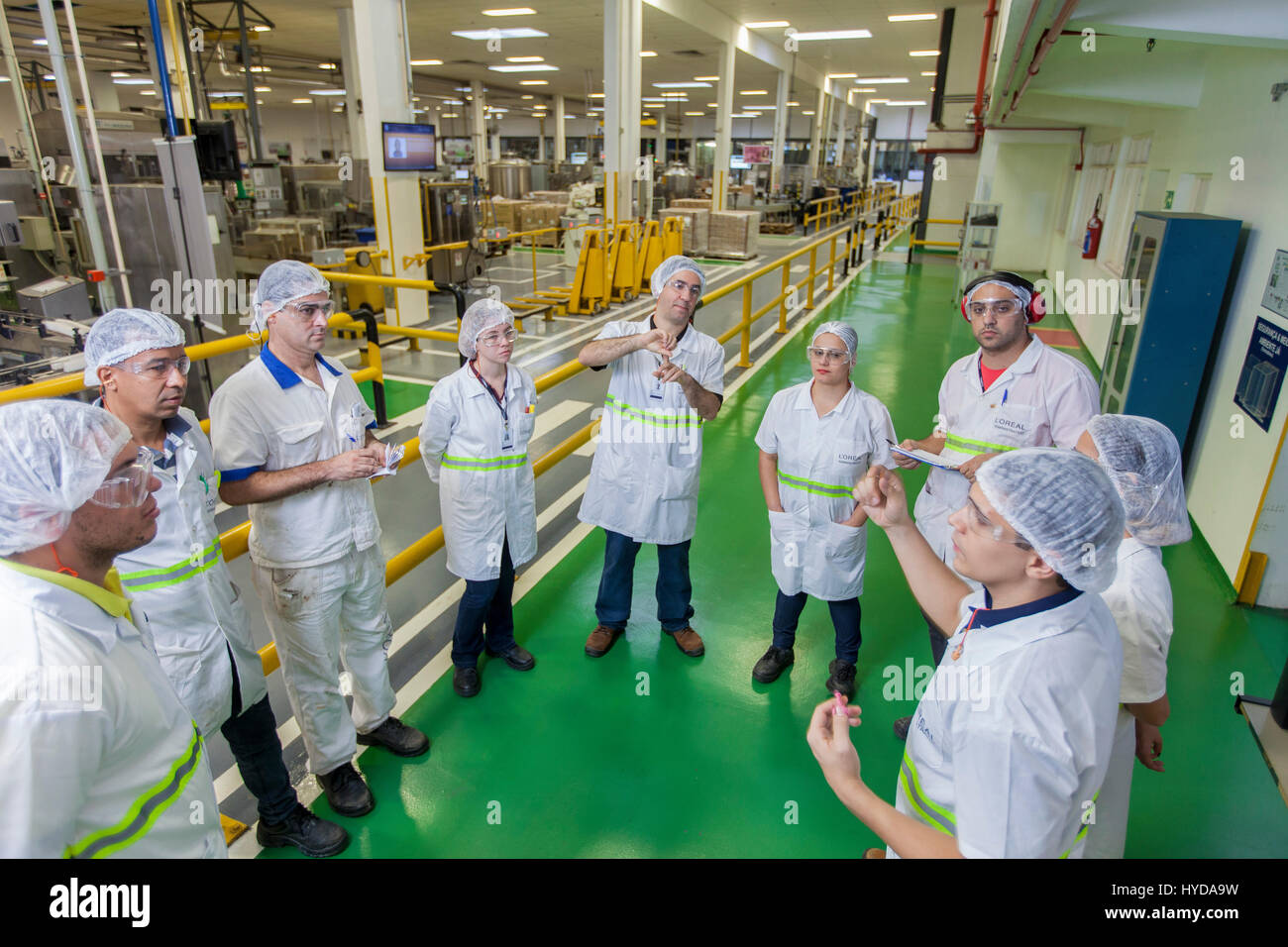 Multinational cosmetics company headquartered in France L`Oreal plant